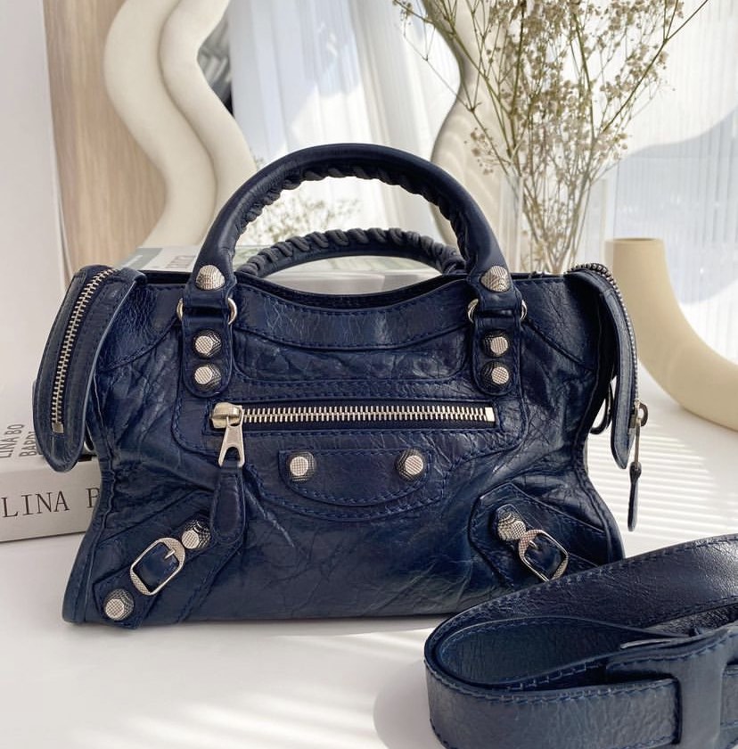 Balenciaga mini online blue
