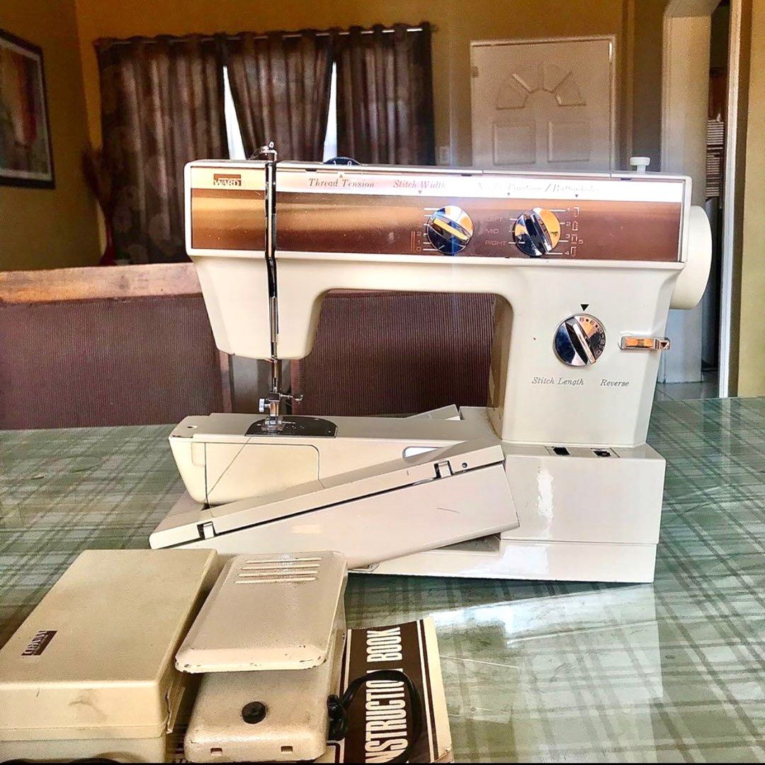 Vintage Montgomery Ward Sewing Machine on Carousell
