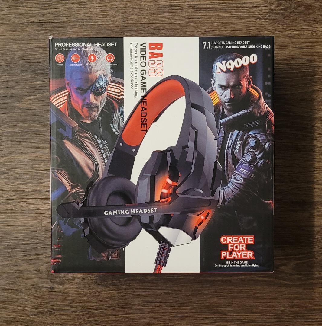 N9000 game gaming headset mic, Computers & Tech, Parts & Accessories