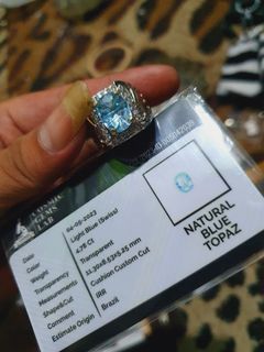 NATURAL BLUE TOPAZ SWISS OVAL CUTTING LUXURY (DETAIL DI MEMO)
