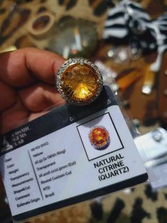 NATURAL CITRINE QUARTZ MEDIUM ROUND CUTTING LUXURY (DETAIL DI MEMO)