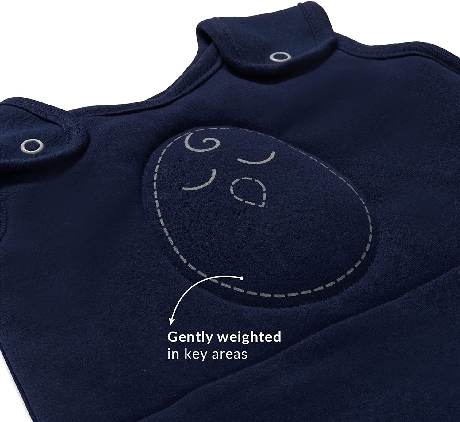 Nest weighted sleep sack top
