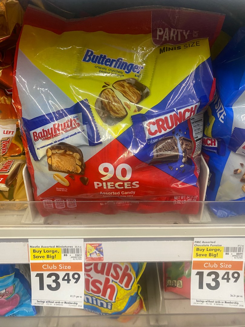 Nestle Assorted Minatures (Baby Ruth, Crunch, Butter Finger) on Carousell