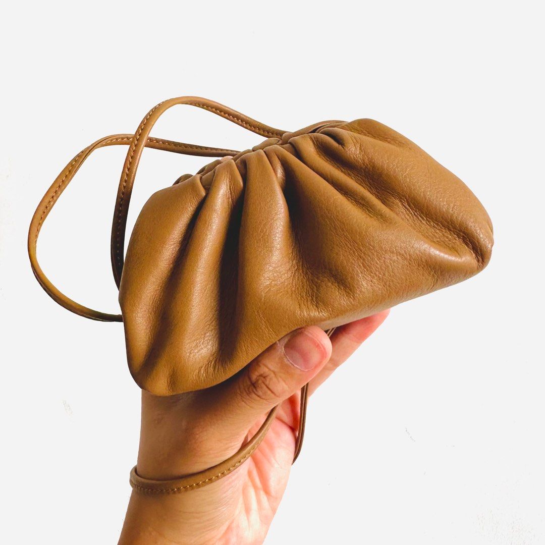 brown bottega pouch