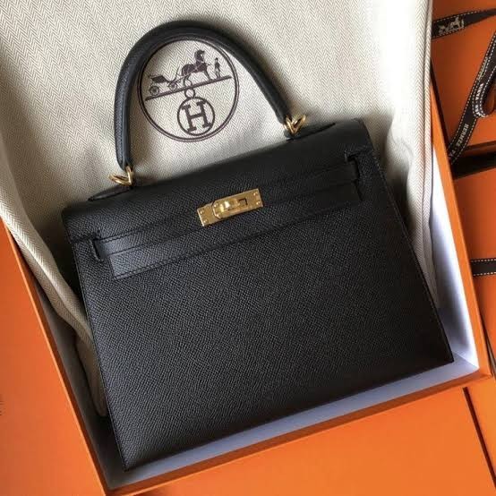 Hermes Kelly 25 Epsom GHW, Luxury, Bags & Wallets on Carousell