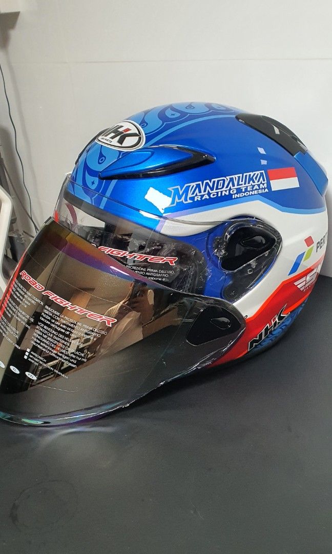 NHK helmet special edition, Motorcycles, Motorcycle Apparel on Carousell