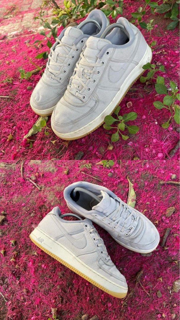 Air force 1 low canvas light bone clearance