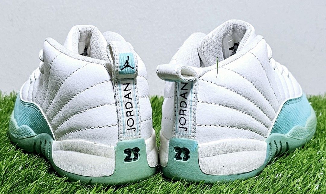 Jordan 12 light aqua mens hot sale