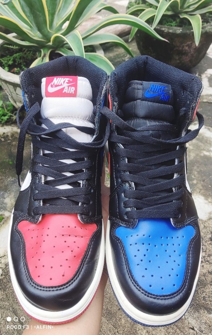 Nike air jordan 1 high top three on Carousell