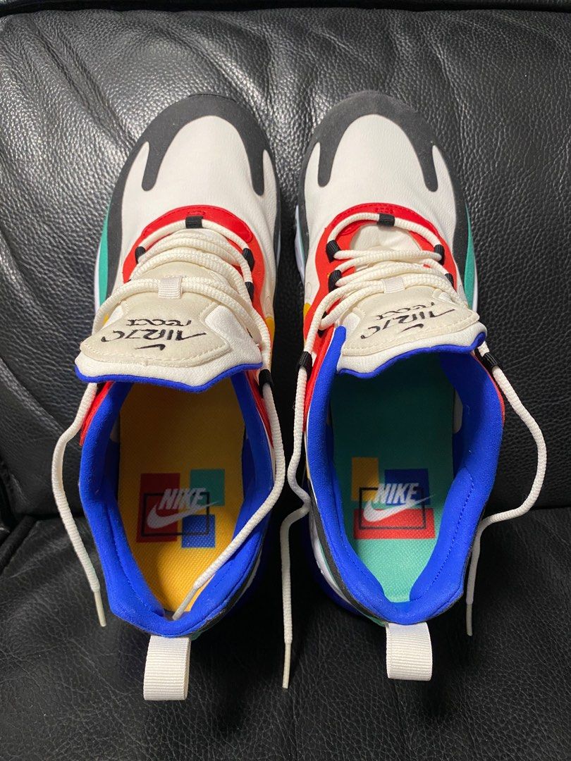 Nike Air Max 270 React Bauhaus Art US9.5