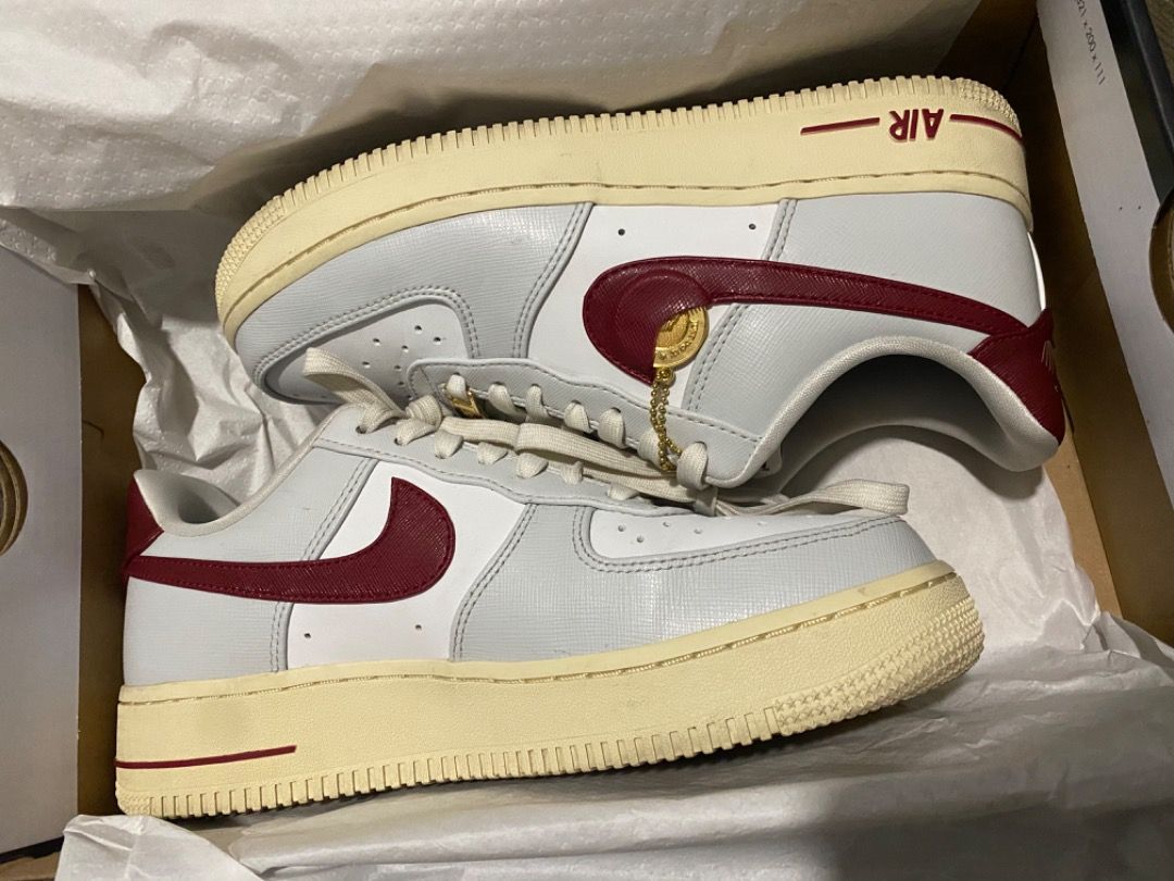 Nike Airforce 1 5 star burgundy Women s Fashion Footwear