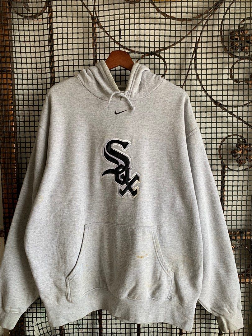 Nike white sox hoodie discount