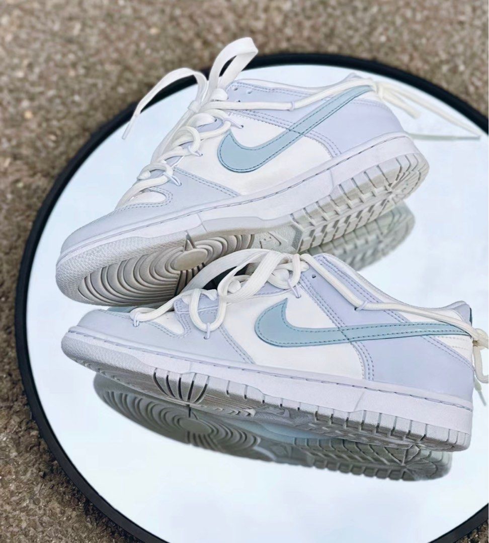 Nike Dunk Low Pastel Blue Women s Fashion Footwear Sneakers on Carousell