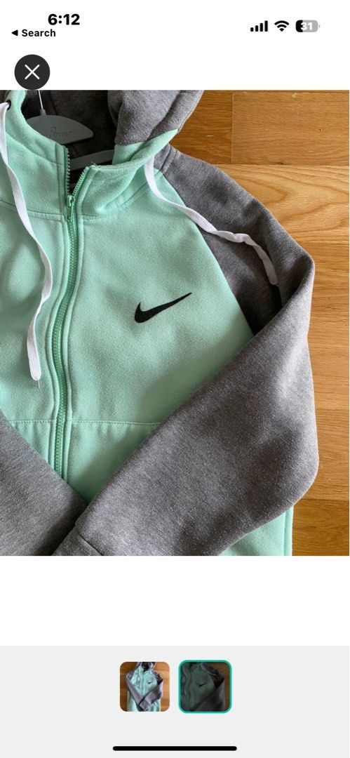 mint nike jacket