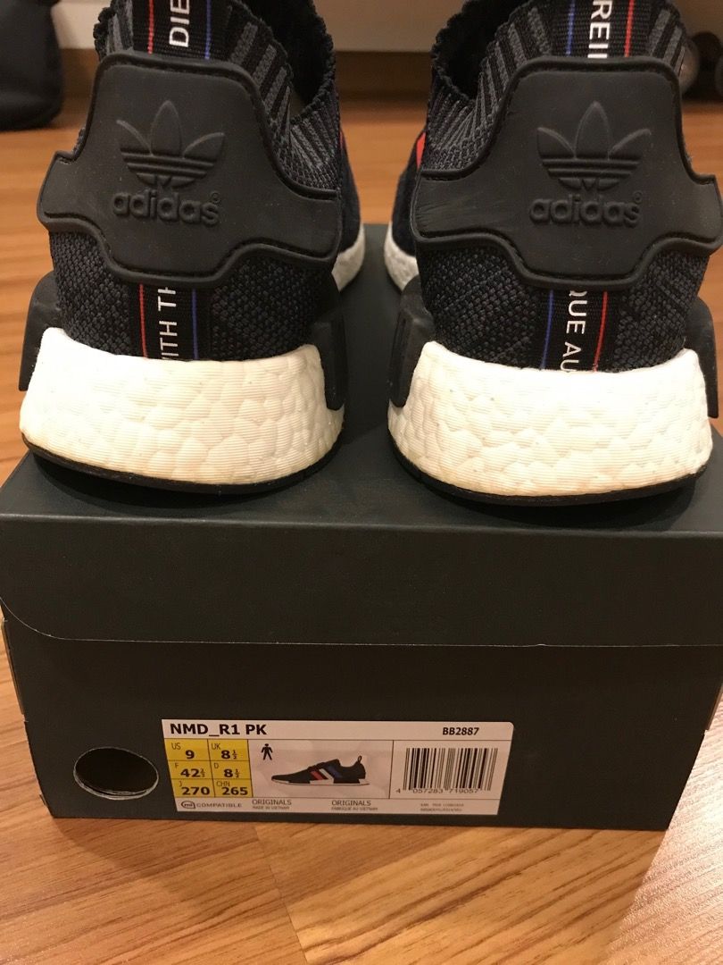 Nmd tri color on sale black