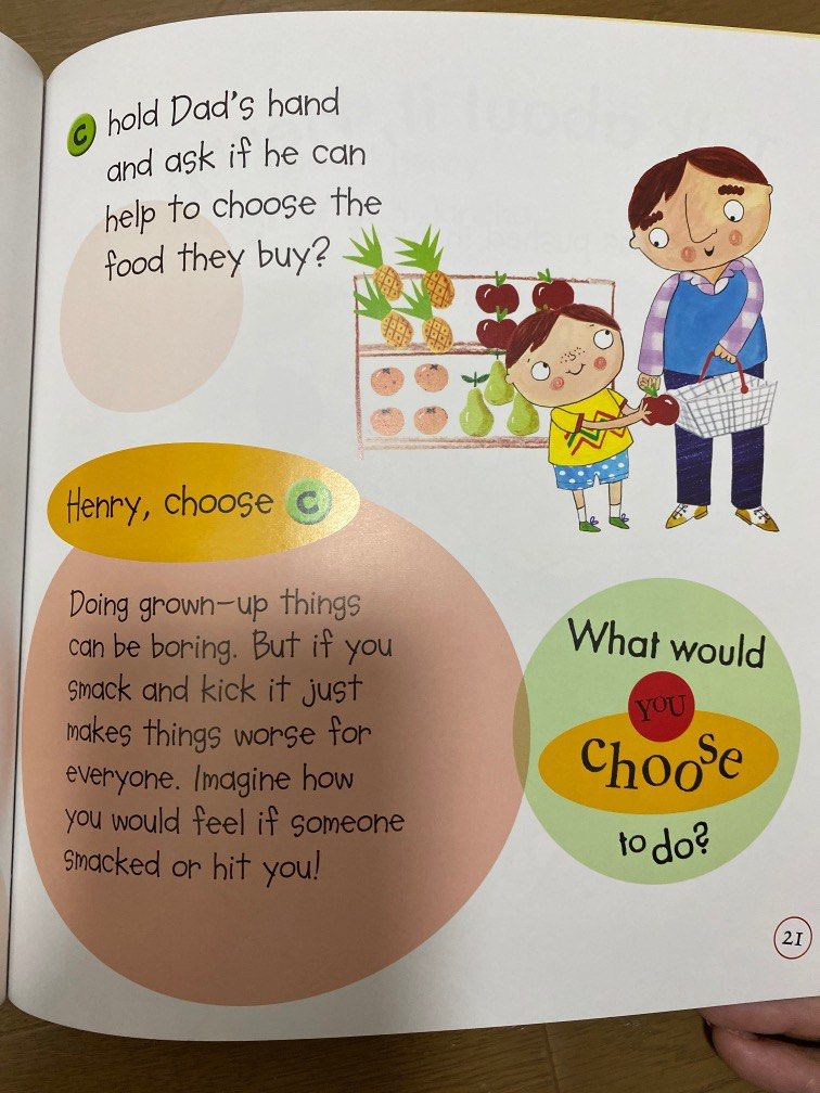 No hitting, Henry, Hobbies & Toys, Books & Magazines, Children's Books