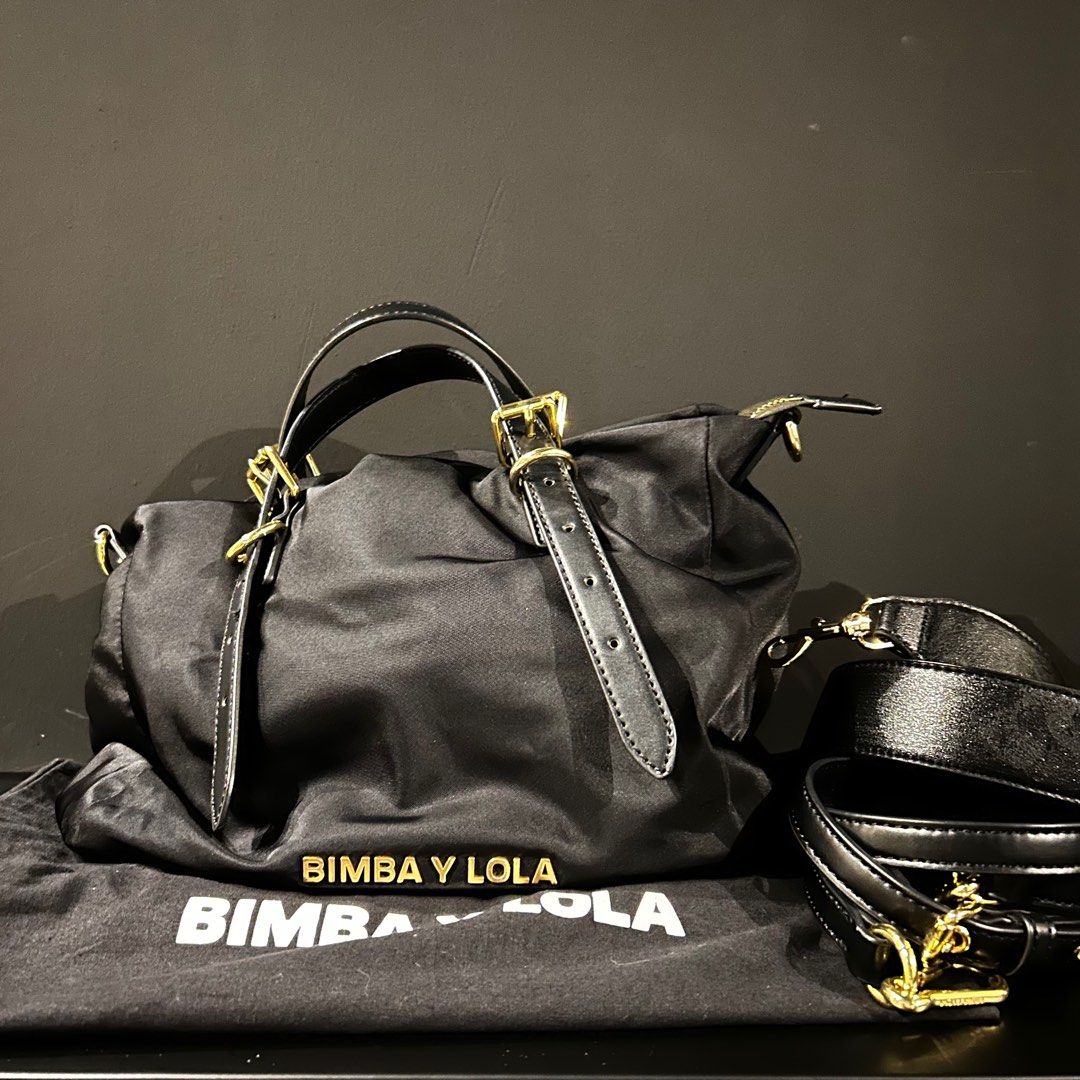 Bimba Y Lola M Nylon Crossbody Bag Gold Hardwares , Women's Fashion, Bags &  Wallets, Cross-body Bags on Carousell