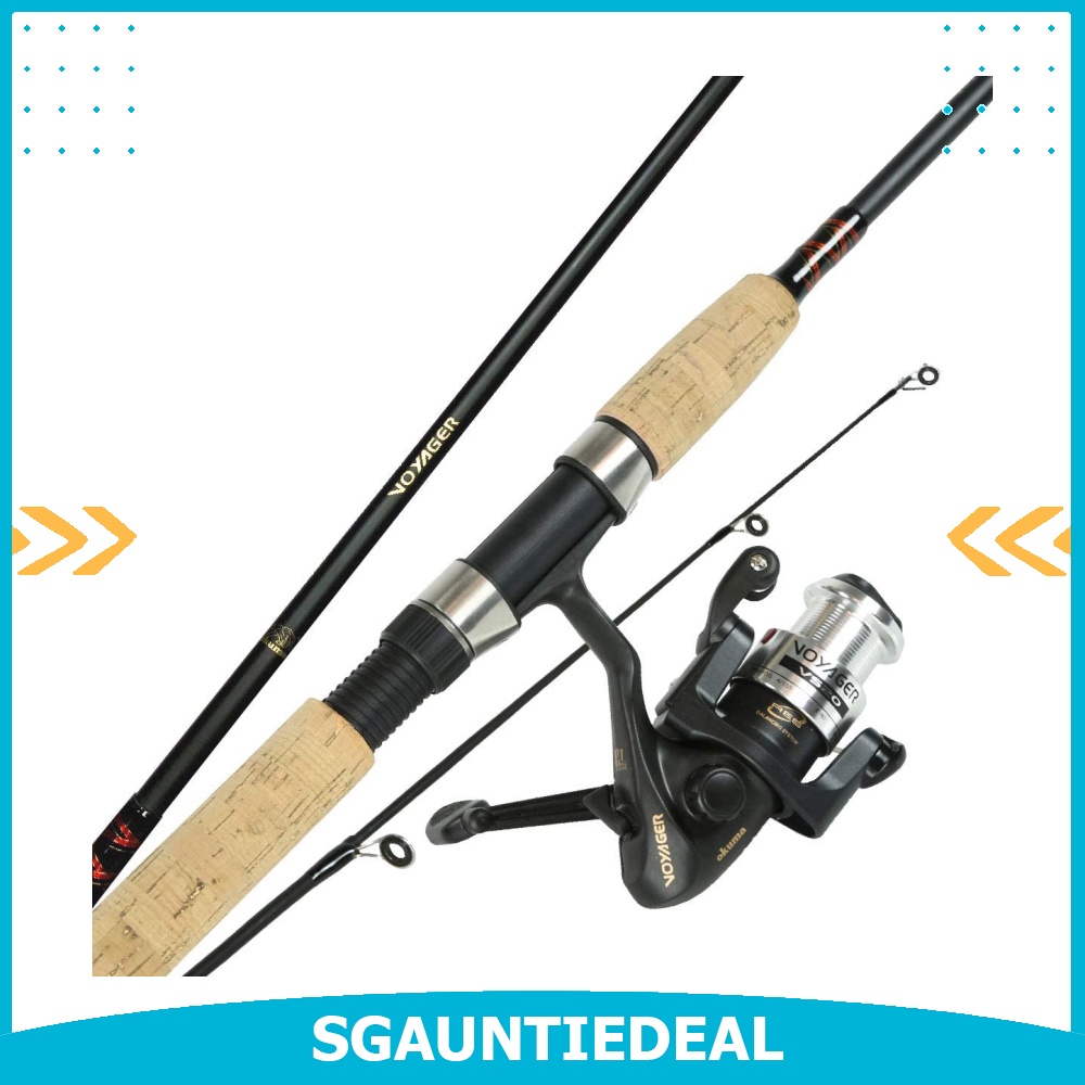 Okuma Voyager Spin Travel Pack Rod and Reel Combo Shock-Resistant Foam  Insert