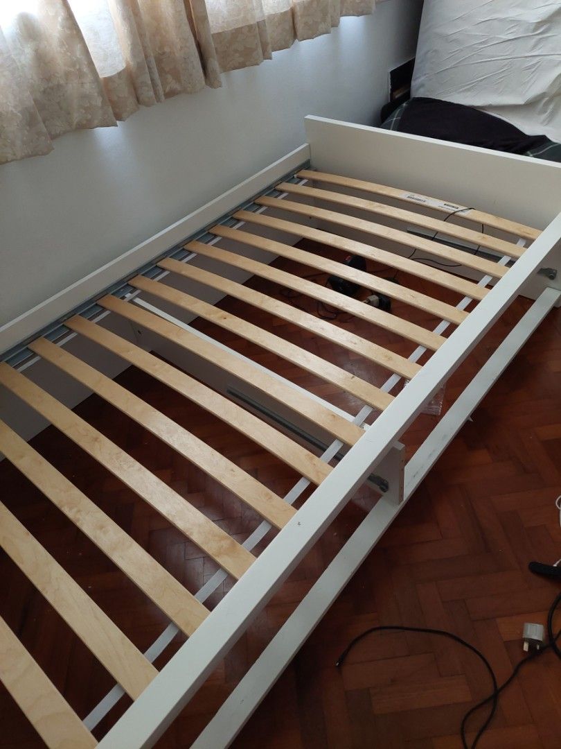 Older style IKEA Malm single bed, Furniture & Home Living, Furniture