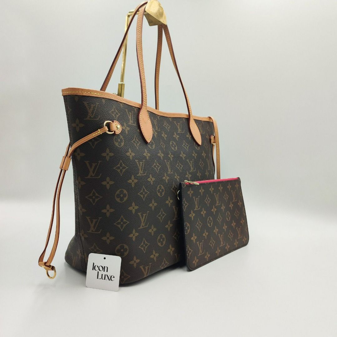 LV Neverfull Damier MM, Luxury, Bags & Wallets on Carousell