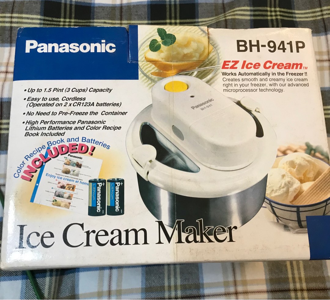 Panasonic ice hotsell cream maker