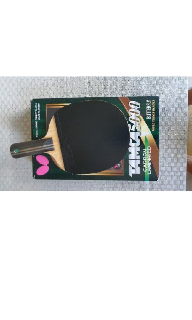 Butterfly Carbon Penhold Table Tennis Bat, Sports Equipment, Sports & Games, Racket & Ball