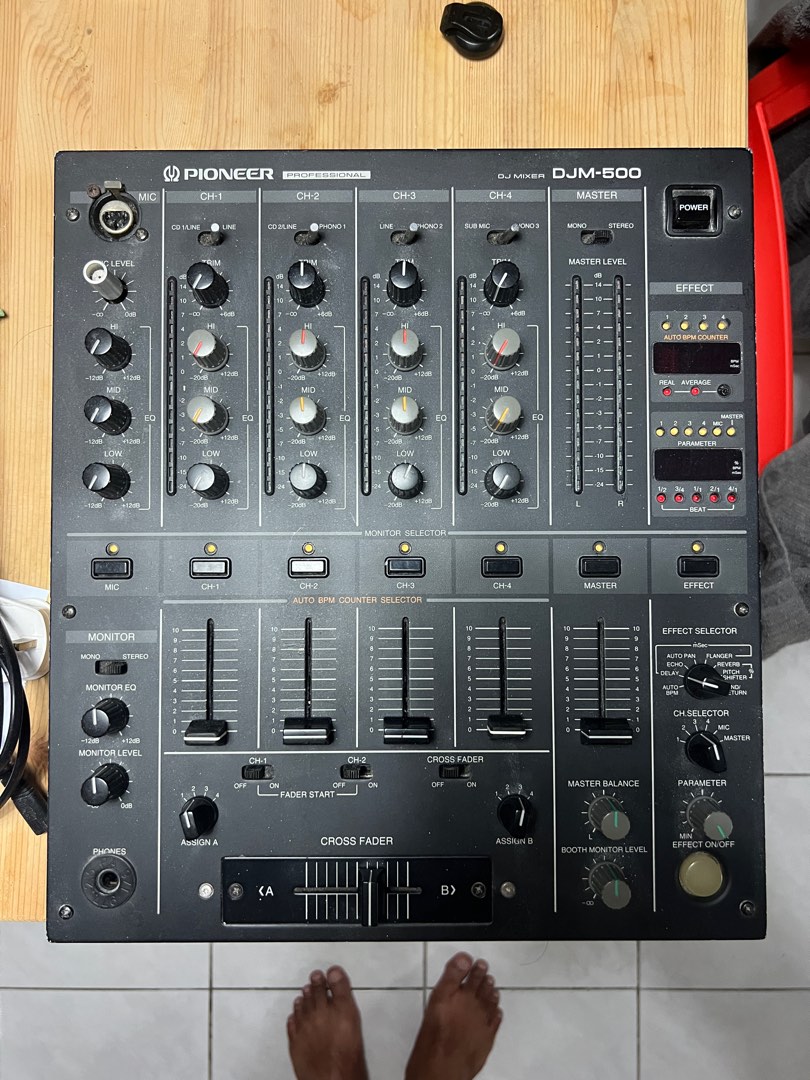PIONEER パイオニア DJM-500 (DJ MIXER) - DJ機材