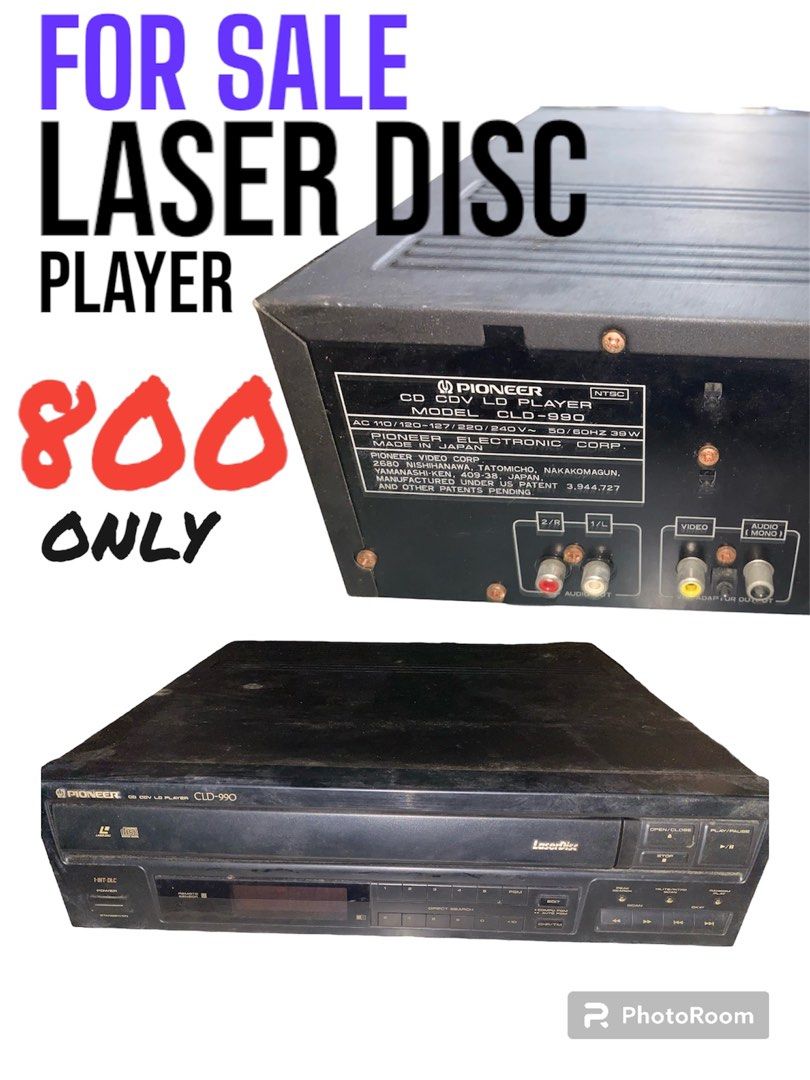 PIONEER LASERDISC PLAYER on Carousell