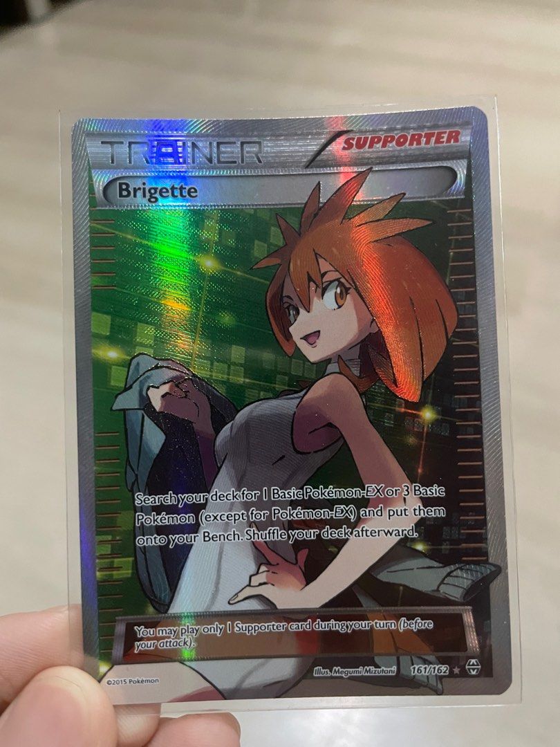 Pokemon Breakthrough Brigette Holo Full Art Trainee Card, Hobbies