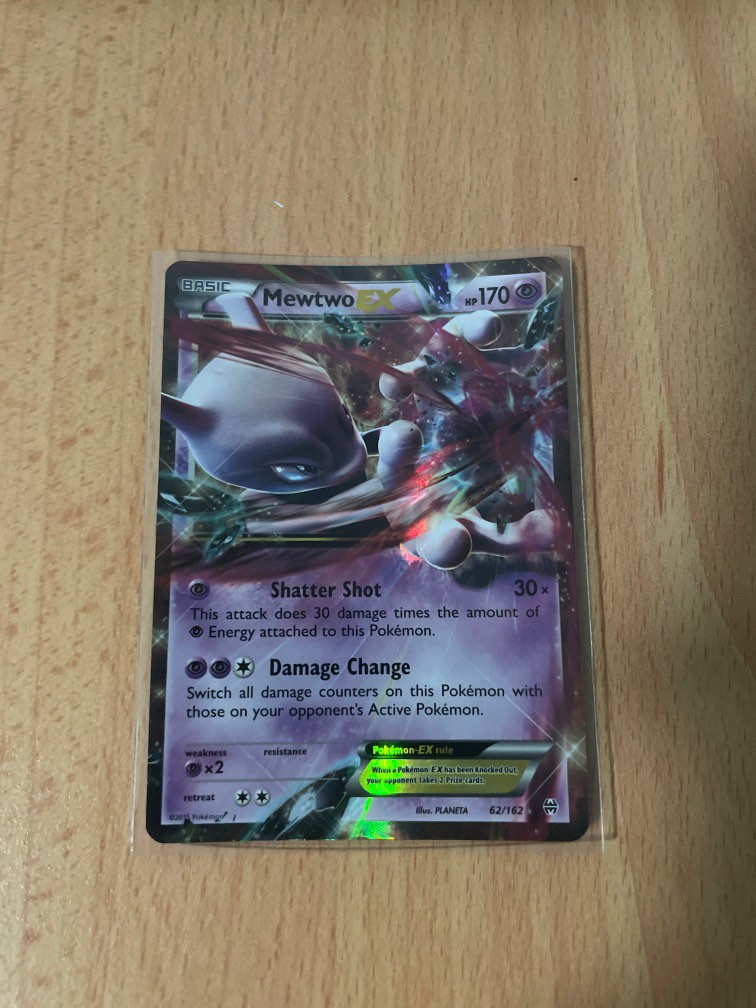 Pokemon Breakthrough Mewtwo Ex 62/162, Hobbies & Toys, Memorabilia ...