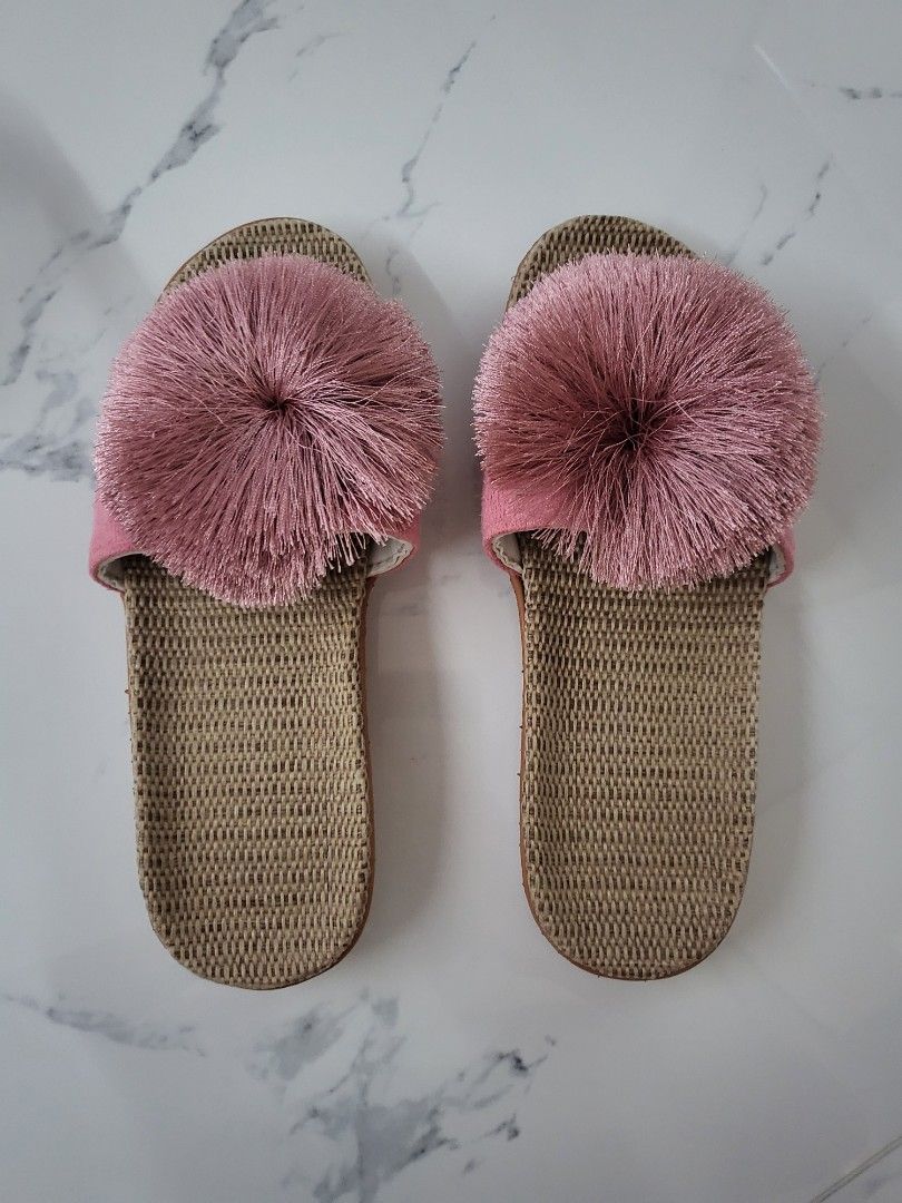 Pom Pom Tassel Sandals Women s Fashion Footwear Sandals on