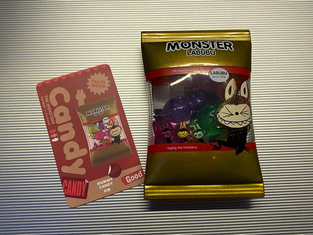 Popmart labubu gummy candy, Hobbies & Toys, Toys & Games on Carousell