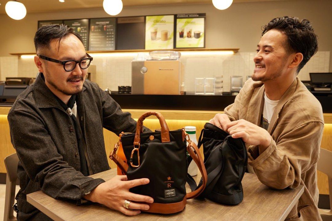 PORTER X STARBUCKS RESERVE COFFEE BEAN DRUM BAG, Men's