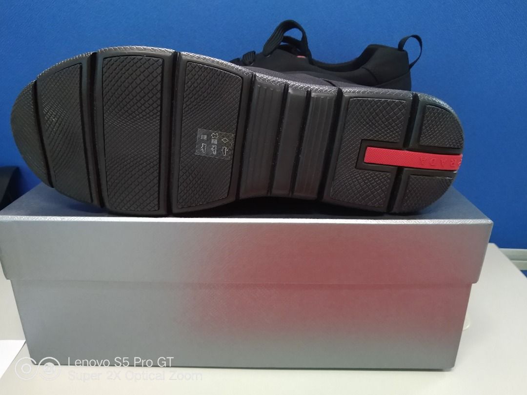 Calzature uomo prada nylon tech store