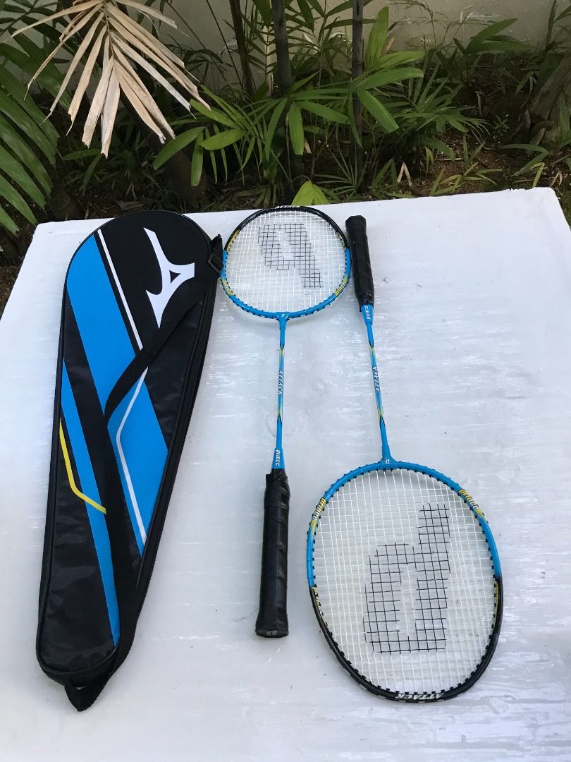 Prince Attack badminton rackets. $50 for the two rackets with free ...