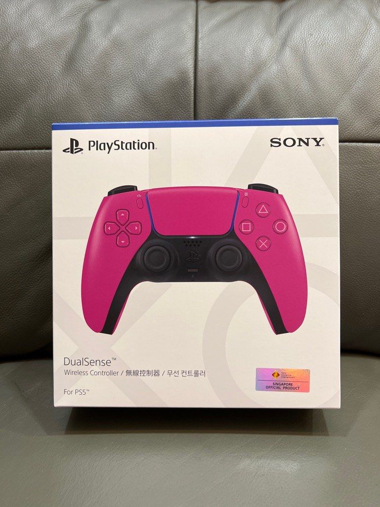 PS5 Dualsense Controller (Nova Pink), Video Gaming, Gaming Accessories,  Controllers on Carousell