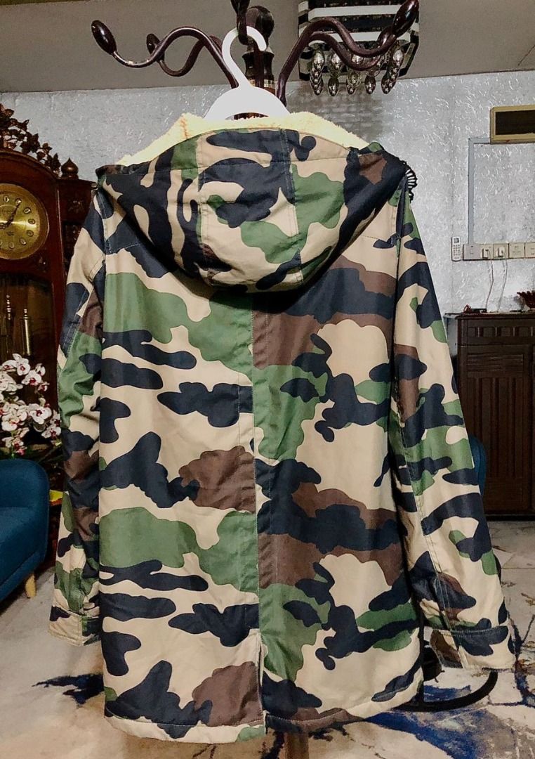 Camo parka coat clearance