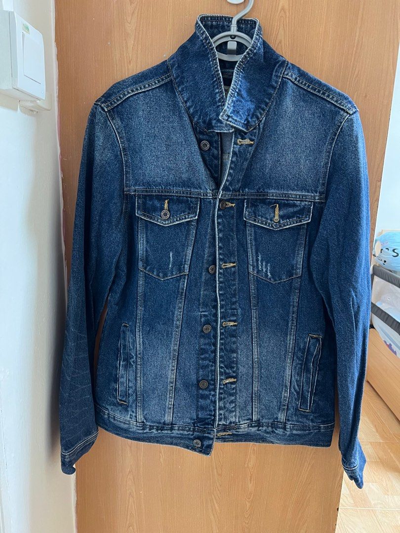 Pull and bear jaket jeans cheap