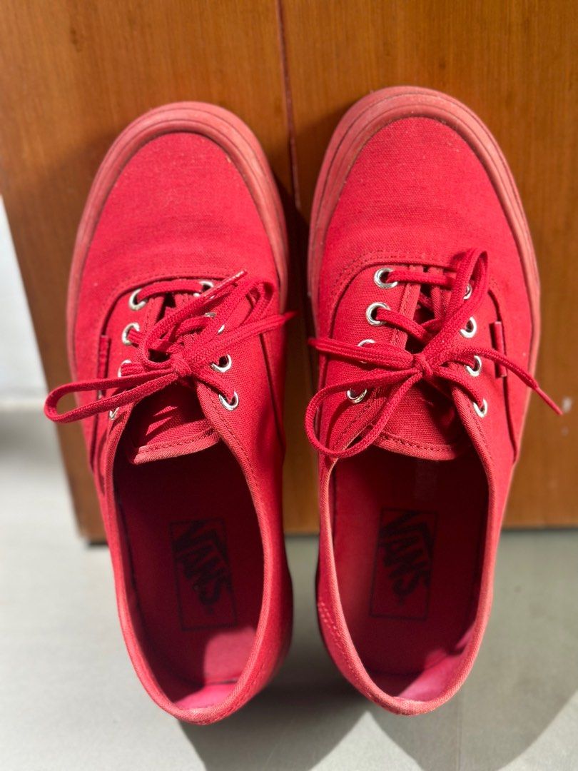 Red pink Women s Fashion Footwear Sneakers on Carousell