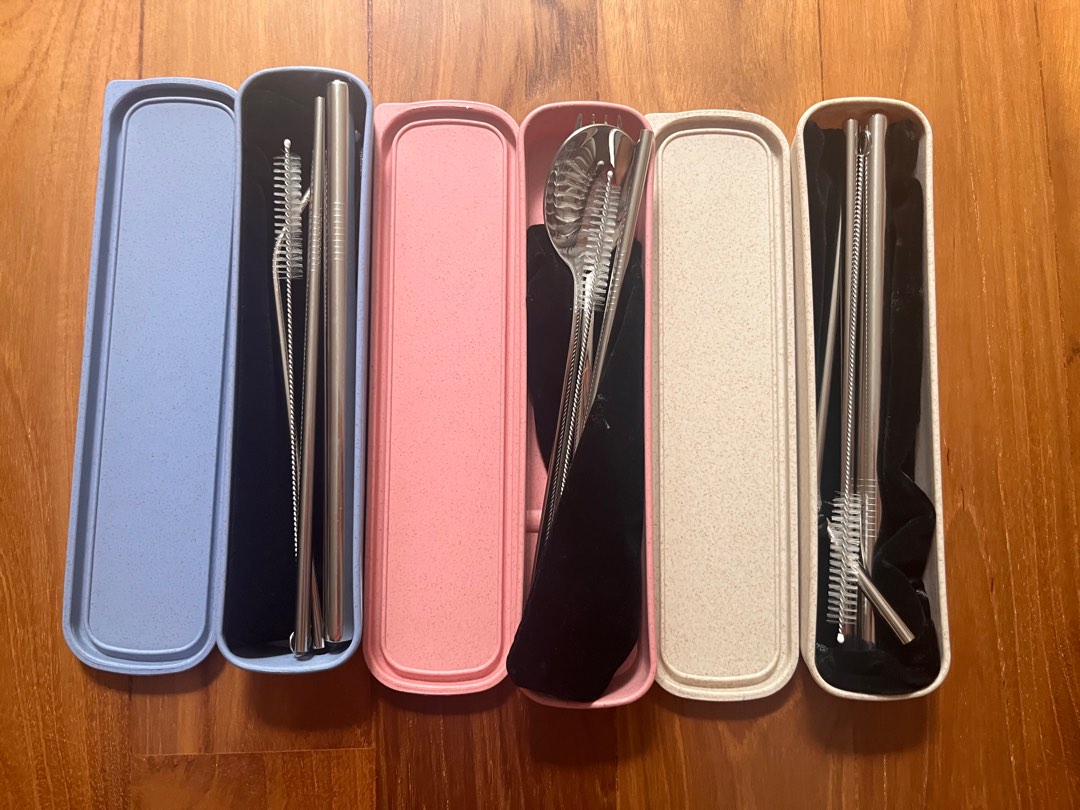 Reusable eco friendly cutlery sets, Furniture & Home Living