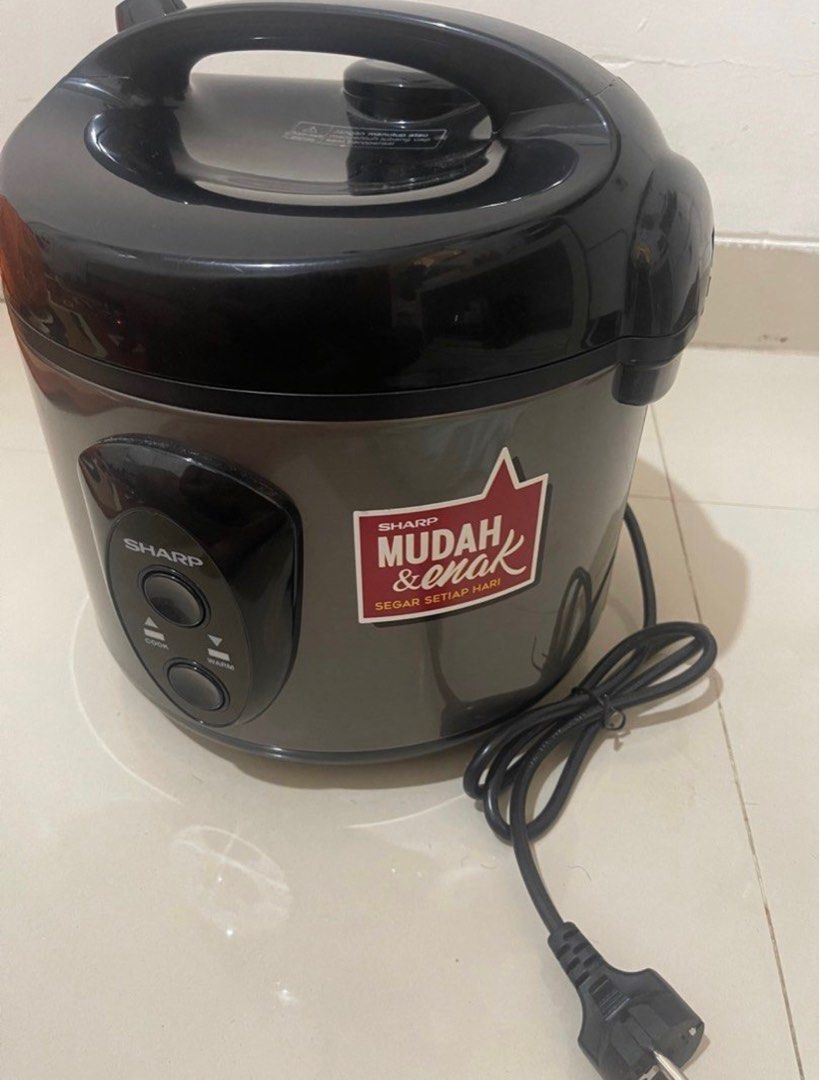 Rice Cooker Sharp KSN18MGSL Silver on Carousell