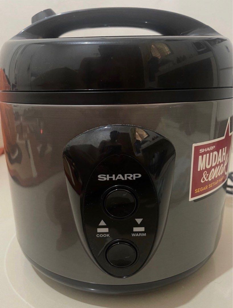 Rice Cooker Sharp KSN18MGSL Silver on Carousell