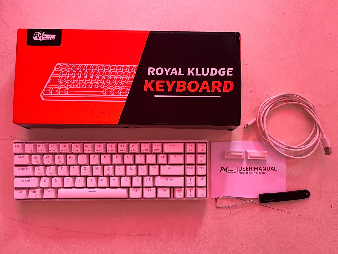 RK71 Wireless Bluetooth 71 Keys RGB Backlight Gaming Mechanical