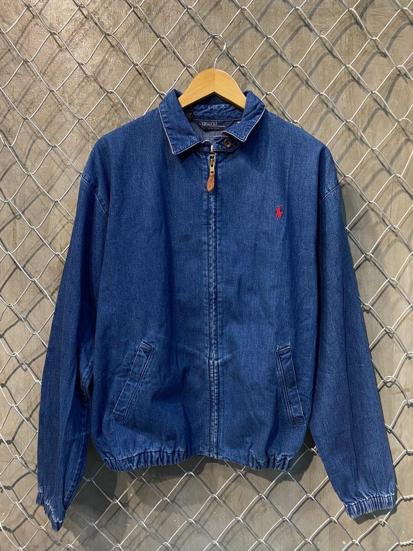 Plus Classic Denim Harrington Jacket