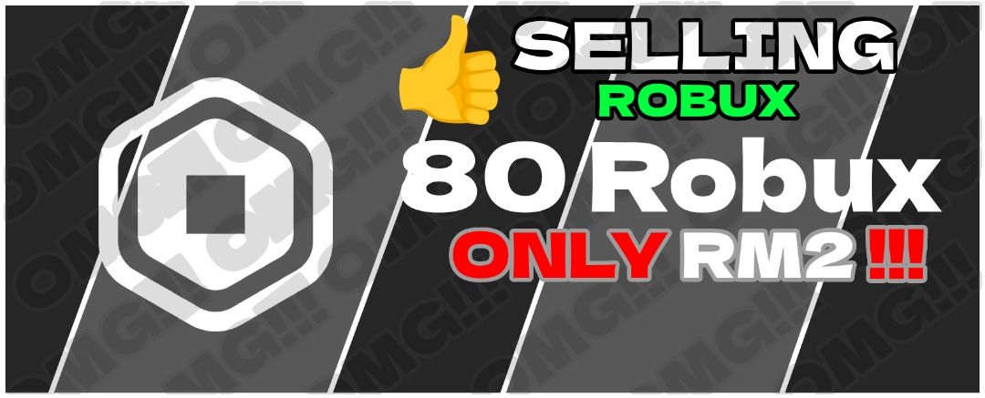ROBUX Selling ( RM 2 = 80 R$ ), Video Gaming, Video Games, Others on  Carousell