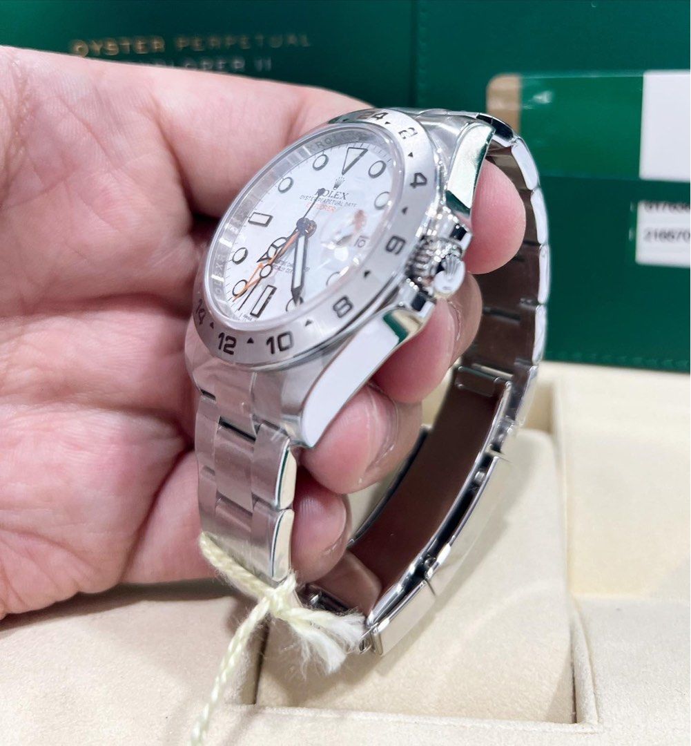 Rolex Explorer II White Polar Dial 42mm 216570 Luxury Watches