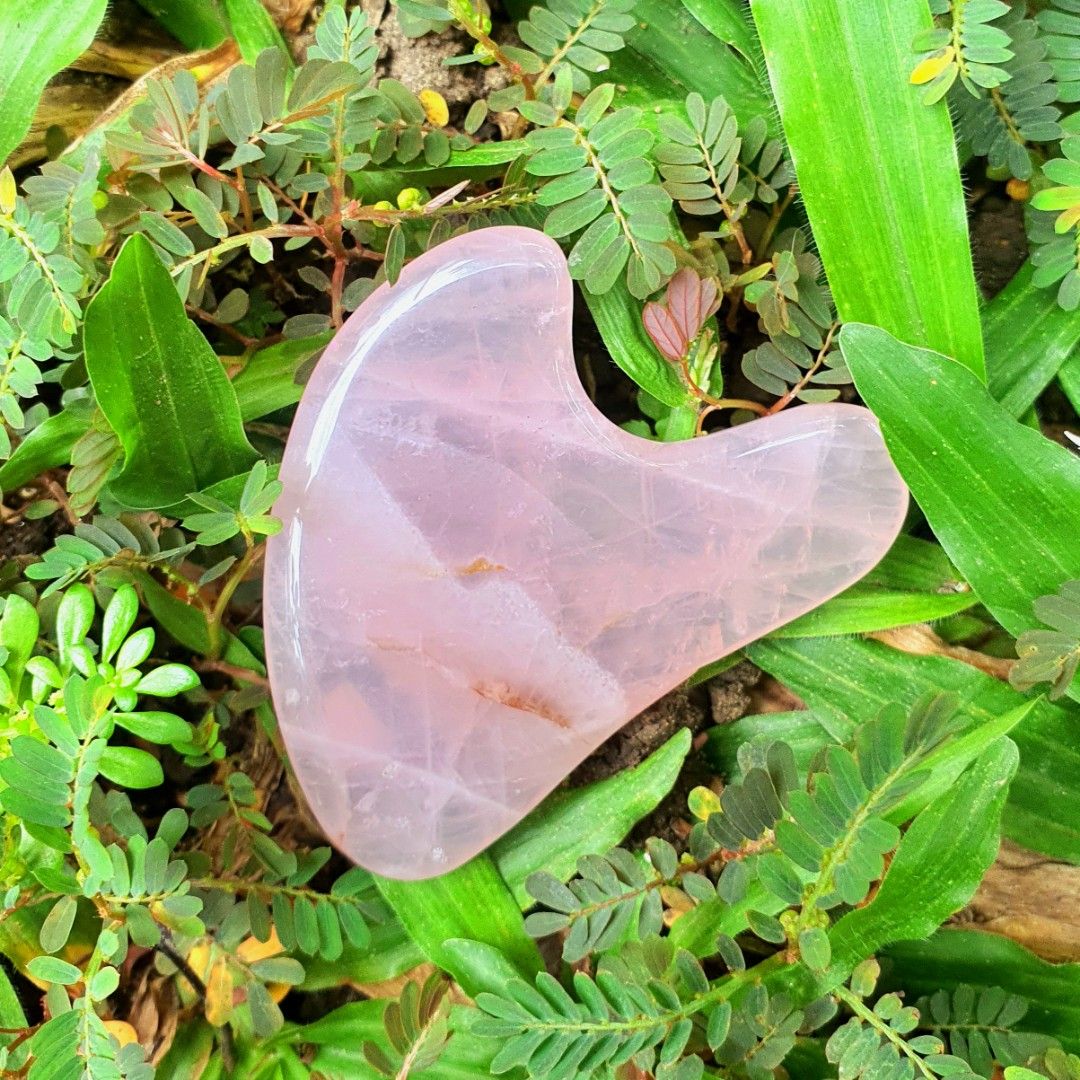 Rose Quartz Gua Sha on Carousell