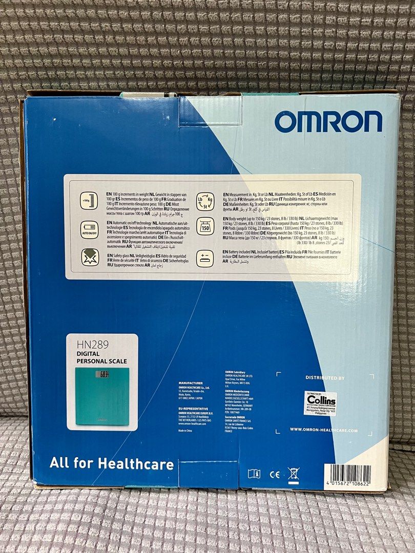 RUSH SALE! Omron HN289 Digital Weighing Scale (Category: Health Monitors & Weighing Scales) located in Rizal. Submitted by wittyb (Listing ID 1237240243, Image 3). Description: Brand: Omron Model: HN289 Digital Weighing Scale *High Quality *100 grams increments *Maximum: 150 kg.