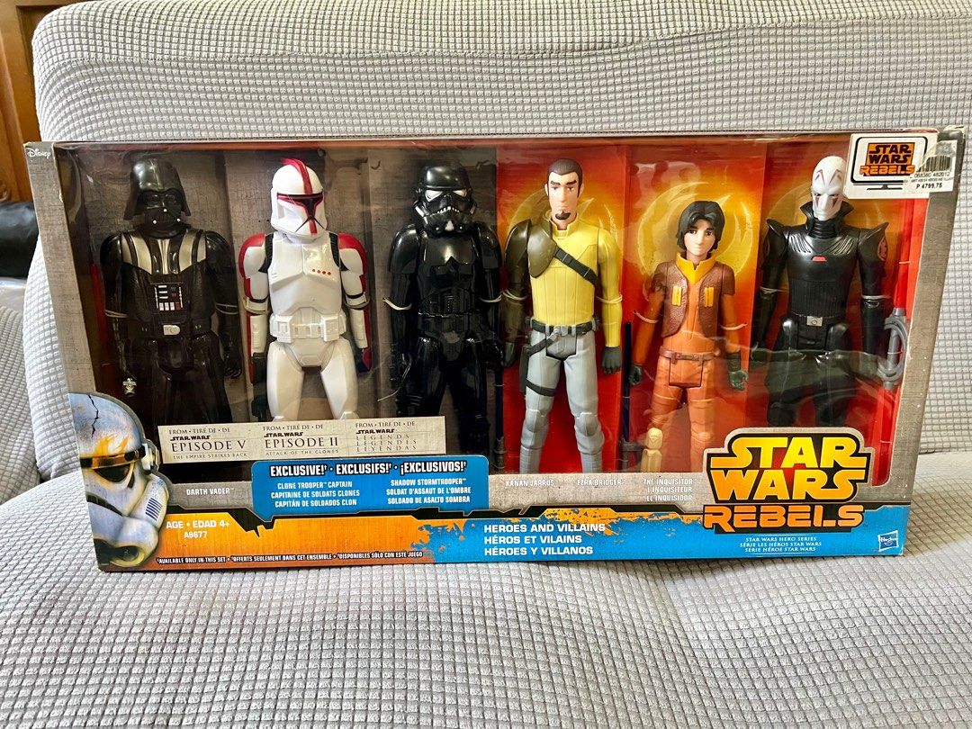 RUSH SALE! Star Wars Rebels Action Figures (Exclusive) (Category: Figurines & Statues) located in Rizal. Submitted by wittyb (Listing ID 1237205516, Image 2). Description: .