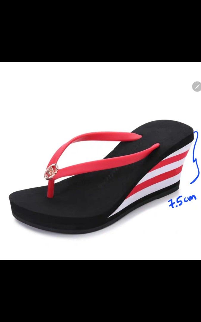Sandals Slippers Slides Flip Flop Beach White Swimming Pool Flats Flipflop Sneakers Wedge Black White Red